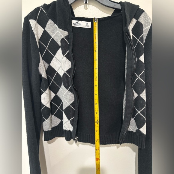 Hollister Black and Gray Jacket size medium - Picture 5 of 5